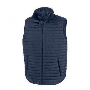 Result Adults Unisex Thermoquilt Vest / Navy/Navy